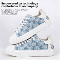 Chaussures en toile pour hommes et femmes, tendance, en PU et mesh respirant, légères et confortables pour la marche quotidienne, fabricant OEM