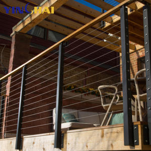 Rampe à câbles en acier inoxydable au design moderne, installation facile, <span class=keywords><strong>pour</strong></span> balcon, <span class=keywords><strong>escalier</strong></span>, usage extérieur - <span class=keywords><strong>Garde</strong></span>-<span class=keywords><strong>corps</strong></span> en câble métallique de haute qualité 5 - Product Image 2