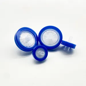 Filtres de seringue jetables pour l'eau, 0,22 um, 25mm, filtre de seringue de 22 microns, 25mm