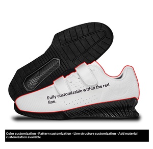 Botas de Boxeo Clásicas para Levantamiento de Pesas, 9 Colores, Unisex, Cuero Genuino, Entresuela de TPU, para Fisicoculturismo, Gran Venta de Fabricantes - Product Image 2