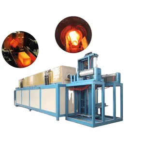 Low price induction heating rod forging equipment