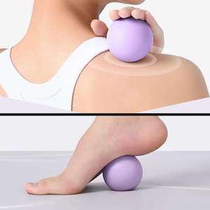 Pelotas de Masaje de Silicona Personalizadas de Alta Calidad, Ecológicas, Duraderas, Ligeras, para Relajación Muscular, Ejercicios de Hombros y Cuello, <span class=keywords><strong>Yoga</strong></span> - Product Image 2