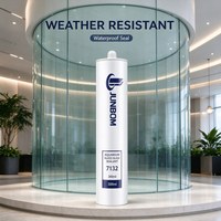 JUNBOM 7132 Mastic silicone acétique pour aquarium, séchage rapide, étanche, forte adhérence pour vitres d'aquariums et vitrines, direct usine OEM