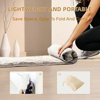 Matelas Gonflable Confortable Queen Size pour Camping avec Tête de Lit, Oreillers et Pompe Intégrée
