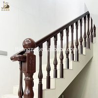 Rampe d'escalier moderne en aluminium pour villas, balustrades extérieures pour balcons