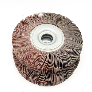 Strumenti abrasivi 100*25*16mm ossido di alluminio ruota a lembo non montata per la finitura ampia superficie piatta e concava - Product Image 1