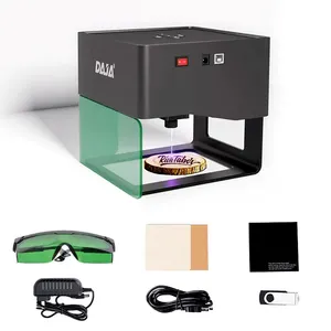 DAJA DJ6 Mini Portable Home Lazer Printer For Engraver Wood 3W Laser Power Engraving Leather Cutting Machine