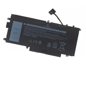 7.6V 7500mAh K5XWW แบตเตอรี่แล็ปท็อปสำหรับเดลล์ ละติจูด 5289 7389 7390 2-in-1 ซีรีส์โน้ตบุ๊ค 71TG4 725KY N18GG 7.6V 60WH K5XWW ใหม่ - Product Image 1