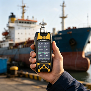 เครื่องตรวจจับคุณภาพอากาศกลางแจ้งอัจฉริยะ PM2.5 CO2 HCHO TVOC เสียง แสง นาฬิกาปลุก อุณหภูมิ ความชื้น เซ็นเซอร์ตรวจสอบ - Product Image 4