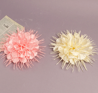 Bunga Kain Buatan Tangan Langsung dari Pabrik Plastik 13cm, Aksesoris Pakaian Camellia, Bros DIY, Corsage Fashion, Empat Musim