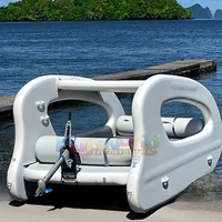 Bateau de fête de luxe de plein air avec moteur électrique à énergie solaire Bateau gonflable en vinyle/PVC Marque Funworld Capacité de 100 à 500 kg