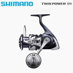 รอกตกปลา SHIMANO <span class=keywords><strong>HAGANE</strong></span> Micromodule Gear II Twinpower SW รุ่นใหม่ 21 แบบ 4000XG 5000HG 6000Pg 10000PG 14000XG สำหรับตกปลาชายฝั่ง แม่น้ำ น้ำเค็ม และทะเลสาบ - Product Image 6