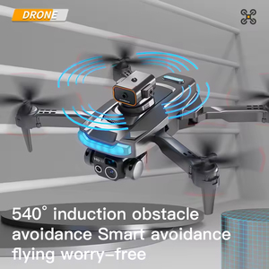 Más barato P15 Dron profesional Cámara Hd Cámara dual Motor de cepillo Evitación de helicóptero Posicionamiento de flujo óptico RC 8K Quadcopter - Product Image 2