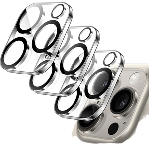 Película protectora de lente de cámara de vidrio templado 9H Step para iPhone 15 Pro Max Mobile Phone <span class=keywords><strong>Shield</strong></span> - Product Image 4