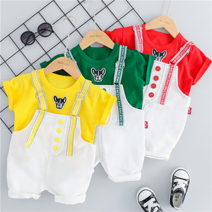 Vêtements pour enfants du Vietnam, tenue de cérémonie pour garçon, chemise à appliques et pantalon Bangkok pour l'été - Product Image 5