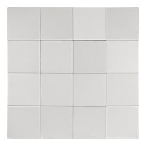 Piastrelle Bianche Opache Melbourne 15x15 Cm con Bordi Irregolari Spessore 8,5 Mm - Product Image 1