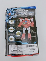 Jam Tangan Robot Transformasi Elektronik Bentuk Kartun Manual, Mainan Jam Tangan Robot Anak yang Dapat Berubah Bentuk