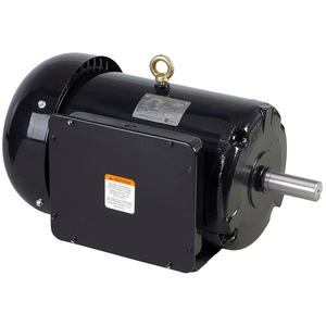Moteur à induction monophasé NEMA TEFC, cadre 56, 3450 tr/min, 115/208-230V, 1-1/2HP, efficacité IE2, acier laminé, ventilateur TEAO - Product Image 1