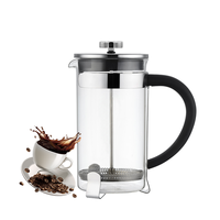 Design simple Verre borosilicaté Design simple Verre borosilicaté Café Presse française Cafetière