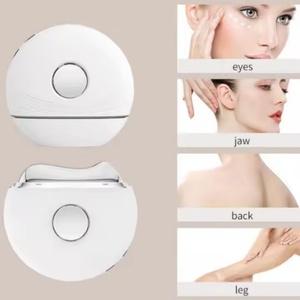 2025 Hot Cold Skincare Anti-aging Wrinkle Depuffs Remover Vibration Face Lift Electric Gua Sha <b>Massage</b> <b>Tool</b> Facial Beauty Device - Product Image 2