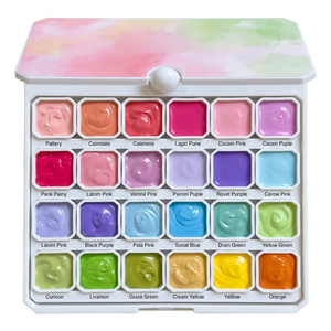 Vernis à ongles semi-solide à base d'eau française 18 couleurs, gel UV haute saturation pour femmes et salons - Product Image 1