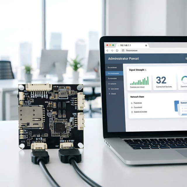 Plug and Play 4G Wireless Router Module With Wi Fi 6 for Remote Iot Data Transmission and Monitoring Applications