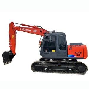 Excavatrices Hitachi ZX120 d'occasion, excavatrice sur chenilles de 12 tonnes, importée du Japon, excellent état de fonctionnement, accessoire tarière - Product Image 2