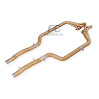 Collecteurs d'échappement isolés dorés pour Mercedes Benz W204 C63 AMG W204/S204/C204/A204 6.2 2008-2013 – Amélioration de puissance pour la course
