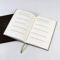 Servicio de Impresión de Cuadernos Personalizados Directo de Fábrica, Cubierta de Tela, Papel Offset FSC, Tinta a Base de Soya, Cinta Marcadora, Agenda, Planificador