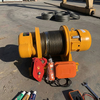 Nouveau treuil électrique en acier 380V 5 tonnes et palan à chaîne avec câble métallique et télécommande pour utilisation sur bateaux et grues