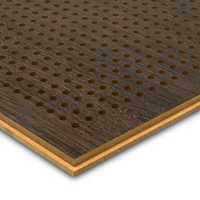 Panneau en bois insonorisé acoustique pour mur ou plafond décoratif