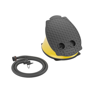 Foot <b>Pump</b> Air Inflator 50-80 Psi Plastic Manual For Mattress Swimming Ring With Valve <b>Adapter</b> 21.5x16.5x18cm - Product Image 2