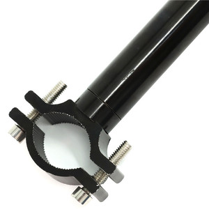 Correa Retráctil para Perro para Bicicleta, Correa de Nylon Desmontable Negra para Mascotas, Cinturón de Tracción para Exteriores LGS 002 - Product Image 2