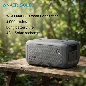 Générateur solaire Anker Solix 2048Wh CE UKCA LVD EMC, sortie 2400W, batterie extensible, pour situations d'urgence à domicile - Product Image 1
