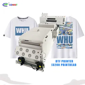 Cowint new model 4 heads i3200 printhead automation dtf printer printing machine 60cm pas cher and shaker system