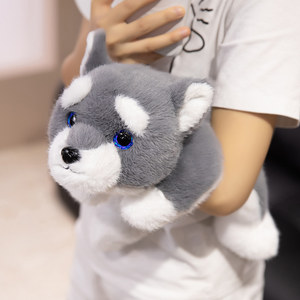 <span class=keywords><strong>Schnauzer</strong></span> muñeco de peluche de juguete suave de piel de algodón largo Animal bordado Logo caja de regalo embalado para bebés y promociones - Product Image 4