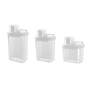 Food Storage Container Rectangle Clip-on Lid 1100ml 1800ml 2300ml Rice <b>Flour</b> Grain Storage Box Airtight Moisture Proof Insect - Product Image 5