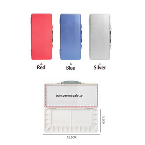 XinyiArt <span class=keywords><strong>Palette</strong></span> à aquarelle pliable hermétique à 18 puits avec couvercle, <span class=keywords><strong>palette</strong></span> à <span class=keywords><strong>gouache</strong></span>, plateau à peinture pliable pour artiste - Product Image 5