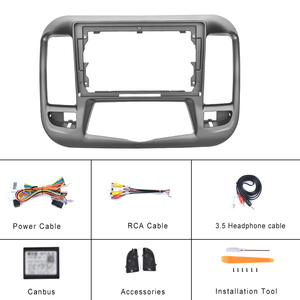 Podofo – cadre d'<span class=keywords><strong>autoradio</strong></span> 2din, panneau de façade pour <span class=keywords><strong>Nissan</strong></span> Altima 2008-2012, Kit de tableau de bord, installation de l'<span class=keywords><strong>adaptateur</strong></span> de garniture de lunette - Product Image 6