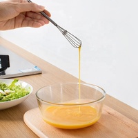 Accessoires de cuisine : mini fouet en fil métallique pour café, œufs, chocolat, lait, avec différentes tailles