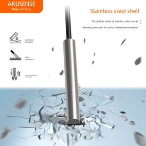 Cảm biến tiệm cận cảm ứng siêu nhỏ bằng thép không gỉ 5-24V NPN IP67 TXF03-0.6NO 0.5-10mm Khoảng cách cảm biến 1.5kHz - Product Image 2