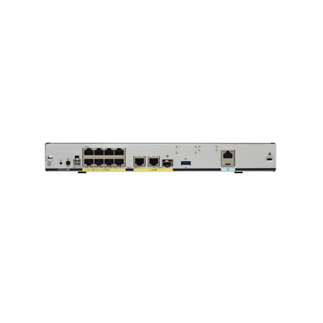 C1111-8P Catalyst 1100 Series 8-Port Integrated Services Router (1 WAN Port + 8 Gigabit Ethernet LAN Ports)