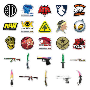 52 Pegatinas de Juegos en Línea <span class=keywords><strong>CSGO</strong></span> y Mortal Kombat para Teléfono, Botella, Laptop y Maleta de Viaje - Product Image 3