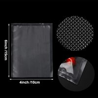 Rouleaux de sacs de scellage sous vide sans BPA pour économiser les aliments Grand sac d'emballage de cuisson sous vide sous vide en relief