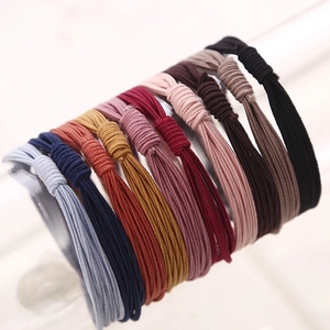 Élastiques à cheveux colorés 4 en 1, accessoires pour cheveux pour femmes et filles, attaches pour queue de cheval, bandeaux - Product Image 1