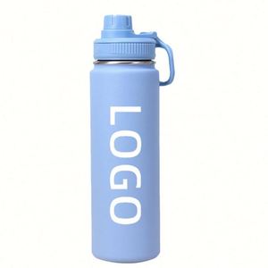 Bouteille d'eau isotherme en acier inoxydable à double paroi de 24 oz et 32 oz, idéale pour le sport et le camping, avec couvercle à poignée – Meilleure vente - Product Image 2