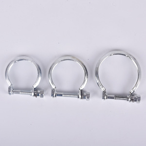 Abrazadera de tubo de acero métrica para silenciador, para maquinaria de construcción, uso general - Product Image 2