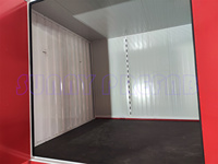 Hangar en acier à isolation isolée Conteneur de stockage portable pliable mobile Unités de stockage pliables en libre-service