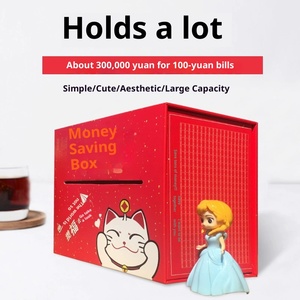 Hucha de Dibujos Animados Creativa para Niños, Hucha de Gran Capacidad que Solo Acepta Monedas - Product Image 2