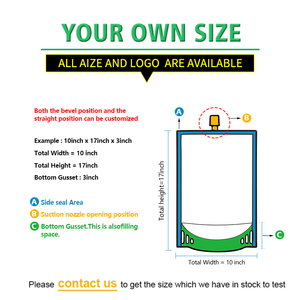 Özel Plastik Şeffaf Ağızlı Ayakta Duran Poşetler, Soya Sütü, Bira, Meyve Suyu ve İçecekler (Sachet Jus Dahil) İçin - Product Image 3